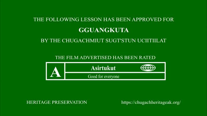 Sugt'stun Language Lesson - Week 2