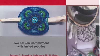 Beading materials with Qutekcak Native Tribal (QNT) Elder Leona Gottschalk (Part 1)